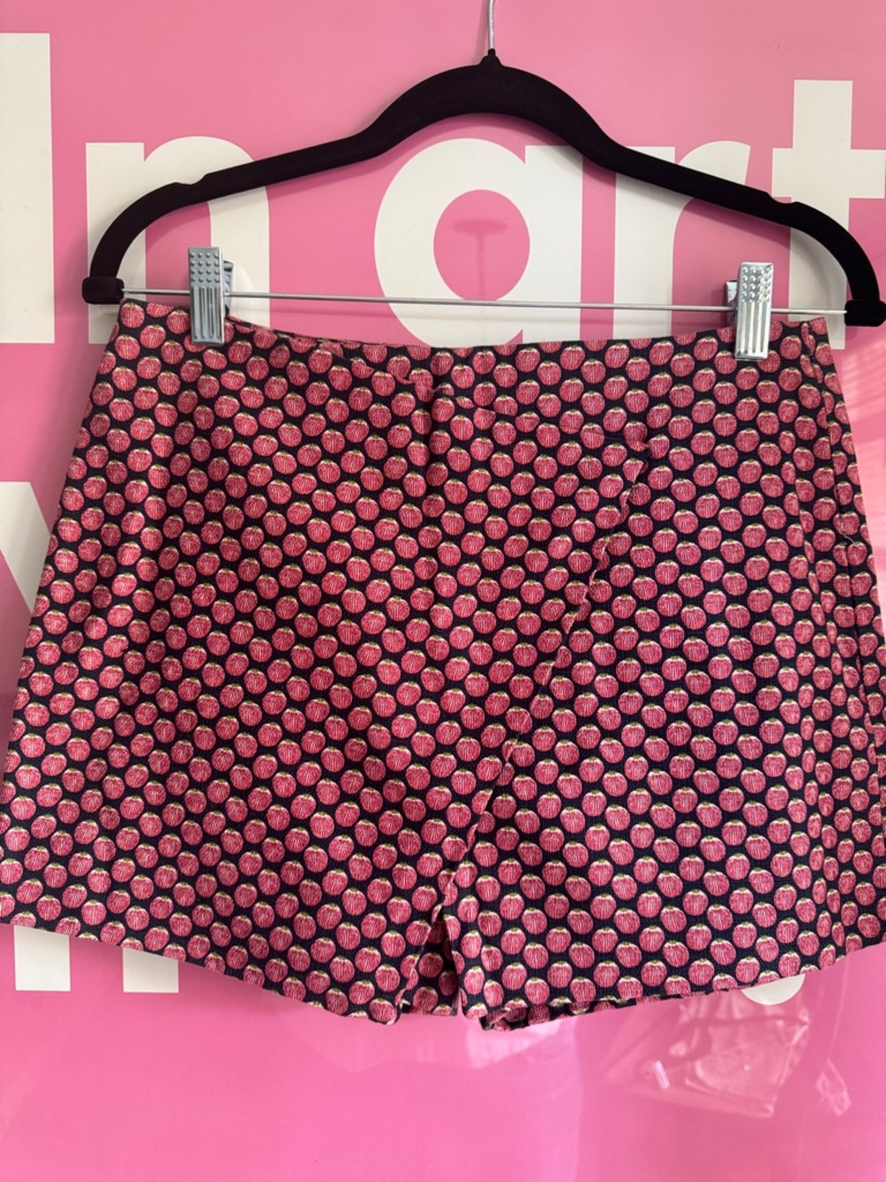 Zara Pink Polka Dot Bermuda Shorts